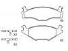 тормозная кладка Brake Pad Set:191 698 151 B