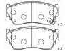 Brake Pad Set:D1060-50Y90