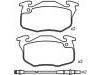 Bremsbelagsatz, Scheibenbremse Brake Pad Set:77 01 201 542