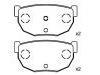 тормозная кладка Brake Pad Set:44060-01P91