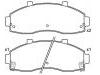 刹车片 Brake Pad Set:0K72A-33-28Z