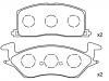 Bremsbelagsatz, Scheibenbremse Brake Pad Set:04465-10020