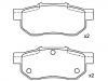 тормозная кладка Brake Pad Set:43022-SR3-G02