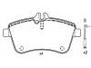 Plaquettes de frein Brake Pad Set:169 420 01 20