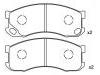 Plaquettes de frein Brake Pad Set:MC838357