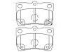 刹车片 Brake Pad Set:04466-22190