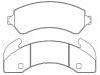 тормозная кладка Brake Pad Set:15532027