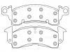 тормозная кладка Brake Pad Set:18005441