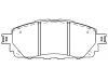 Bremsbelagsatz, Scheibenbremse Brake Pad Set:04465-0K380